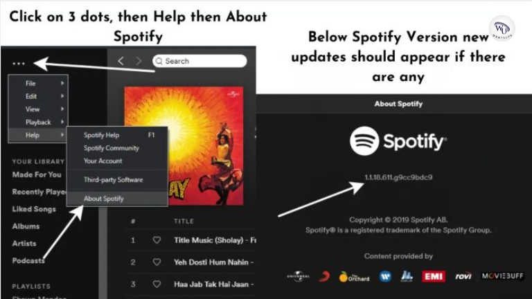  Update Spotify on Desktop